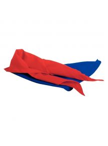 Lot de 6 foulards en nylon 85x64x64cm bleus