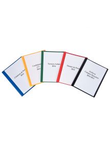 Protège-documents personnalisable 21x29,7cm, 40 pochettes, blanc