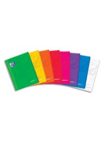 Cahier polypro Easybook Classique 24x32cm, 48p, grands carreaux, piqûre 90g