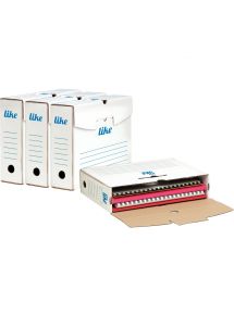 Paquet de 10 boites d'archives 34X25 Dos 10cm LIKE