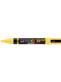 Marqueur Posca pointe moyenne Brush jaune