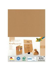 Paquet de 100 feuilles kraft 120g 210x297mm brun