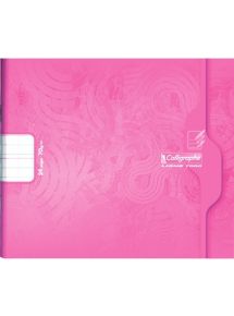 Cahier à l'italienne 17x14,7cm, 24p, double ligne 3mm sans interligne, 70g