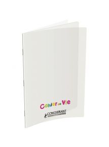 Cahier de Vie 24x32cm, 96p, polypro incolore