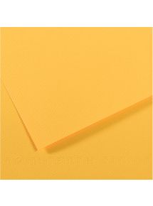 Paquet de 10 feuilles mi-teinte format 50x65cm bouton d'or