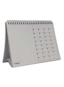 Calendrier perpétuel en carton à décorer format 21,5x3,5x16cm