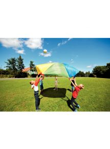 Jeu du parachute en polyester multicolore
