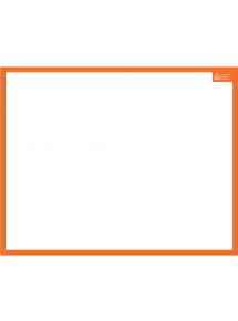 Ardoise effaçable à sec blanche 21x26.5cm