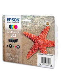 Cartouche Epson jet d'encre 603 Etoile de mer, multipack noir et couleurs