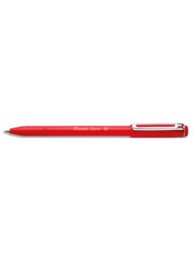 Stylo bille pointe fine iZee Pentel, écriture 1mm, rouge