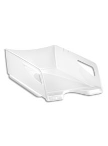 Maxi Corbeille à courrier Riviera, 26,5x11,5x38,7cm, coloris blanc arctique