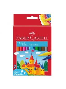 Feutre de coloriage Château pointe moyenne, pochette de 12
