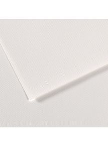 Feuille de papier dessin Canson 160g, format 50x65cm, blanc, lot de 10