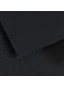 Feuille de papier dessin Canson 160g, format 50x65cm, noir