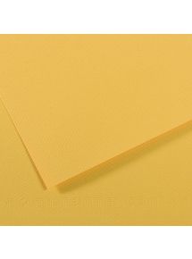 Feuille de papier dessin Canson 160g, format 50x65cm, bouton d'or