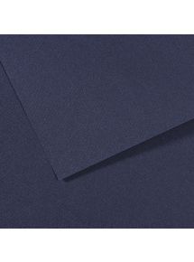 Feuille de papier dessin Canson 160g, format 50x65cm, bleu indigo