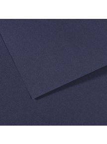 Feuille de papier dessin Canson 160g, format 50x65cm, bleu indigo, lot de 10
