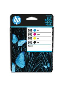 Cartouche HP jet d'encre 903, multipack noir et couleurs