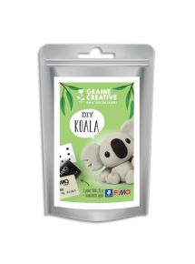 Pâte à modeler à cuire au four, kit koala