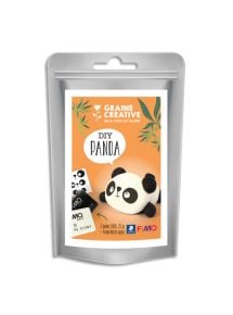 Pâte à modeler à cuire au four, kit panda