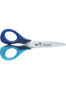 Ciseaux gaucher Sensoft 13cm symétriques avec anneaux ergonomique 