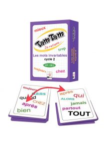 Tam tam les mots invariables cycle 2