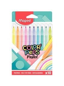 Pochette de 10 feutres Colorpeps pastels assortis