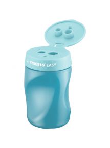Taille- crayons Easy Sharpener , 3 trous + réserve, droitier, bleu (1303732)
