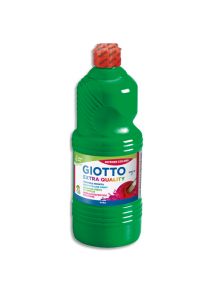 Gouache Giotto, flacon de 1l, vert franc