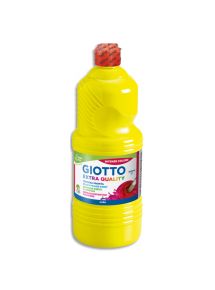 Gouache Giotto, flacon de 1l, jaune primaire