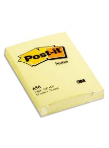 Bloc Post-it jaune format 51x76 mm