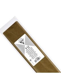Papier de soie 50x75, or, sachet de 8 feuilles