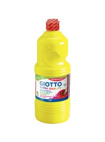 Gouache Giotto, flacon de 1l, jaune primaire