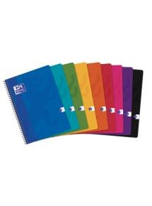 Cahier Color Life 21x29,7cm, 100p, grands carreaux, spirale 90g