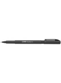 Stylo feutre pointe fine éco, écriture 0,4mm, noir