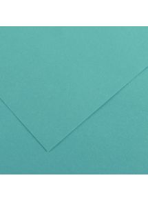 Paquet de 10 feuilles Colorline 50x65 cm 150 g bleu turquoise