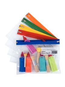 Paquet de 5 pochettes fourre-tout A5 assortis