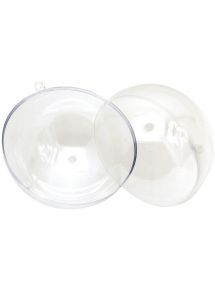 Lot de 10 boules en plastique diamètre 10 cm