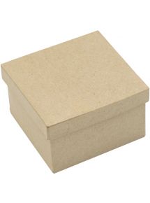 Lot de 10 boites carrées en carton 9 x 9 cm