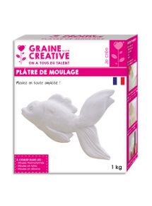 Plâtre de moulages, pot de 1kg