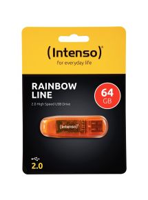 Clé USB 2,0 Intenso Rainbow 64 Go