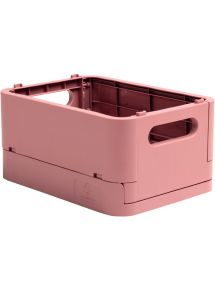Bac pliable mini vieux rose