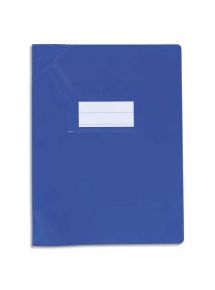 Protège-cahier 21x29,7cm, plastique Strong line, bleu