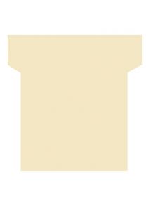 Paquet de 100 fiches planning indice 2 beige