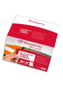 Boîte de 250 étiquettes multiusage 89x36mm