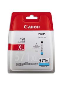 Cartouche jet d'encre Canon CLI-571XL cyan 0332C001AA