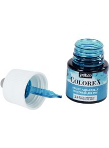 Boîte de 10 Flacons 45 ml d'encre à dessiner COLOREX, coloris assortis
