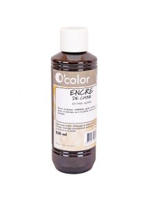 Encre de Chine noire, flacon 250ml