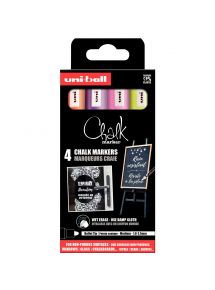 Marqueur craie Chalk marker, pointe ogive, jaune fluo