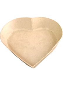 Lot de 10 vide poches carton forme coeur